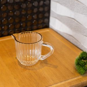 Leiteira de Cristal com Fio de Ouro Império 220ml - Wolff