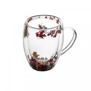 Caneca Parede Dupla de Vidro Borossilicato Fall 330ml - Wolff