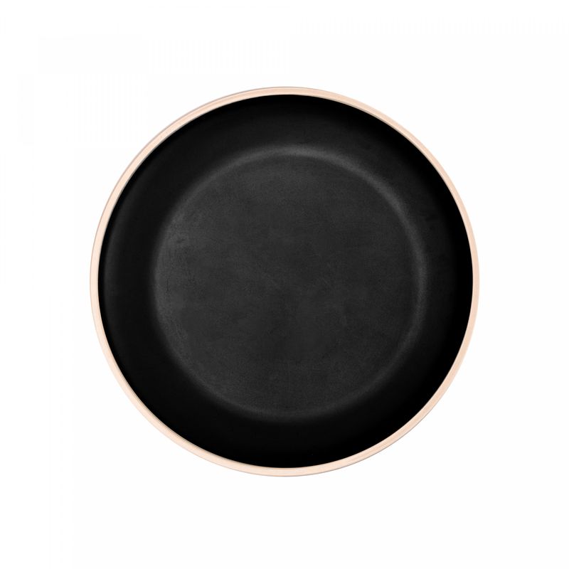 Prato-para-Pao-de-Melamina-Class-Preto-15cm-Wolff
