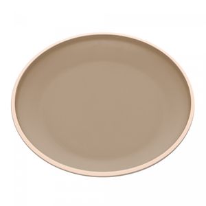 Prato Raso de Melamina Class Bege 27cm - Wolff
