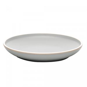 Prato Raso de Melamina Class Cinza 27cm - Wolff