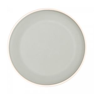 Prato Raso de Melamina Class Cinza 27cm - Wolff