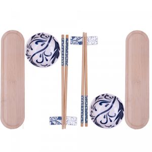 Conjunto 8 Peças para Sushi de Bambu Gifu - Wolff