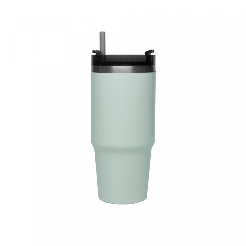 Copo-Termico-Parede-Dupla-SlimTerm-com-Base-Ergonomica-e-Canudo-Verde-590ml-Wolff