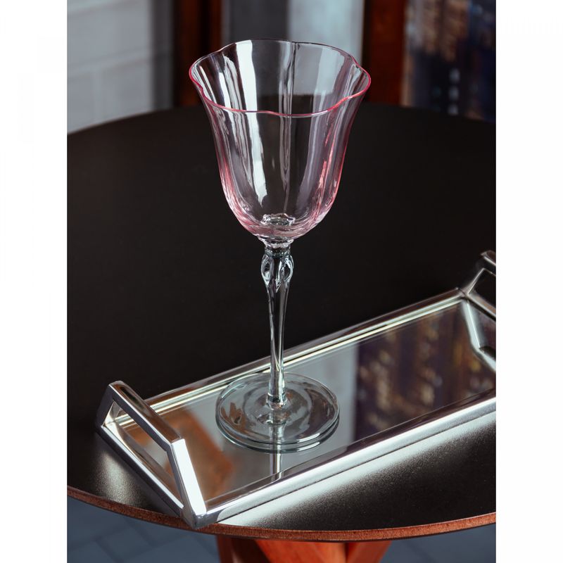 Conjunto-2-Tacas-para-Champanhe-Lily-250ml-Rosa-e-Cinza-Vidro-Wolff