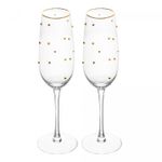 Conjunto-2-Tacas-para-Champanhe-Balls-Fio-de-Ouro-220ml-Vidro-Wolff