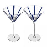 Conjunto-2-Tacas-para-Martini-Azura-220ml-Azul-Vidro-Wolff