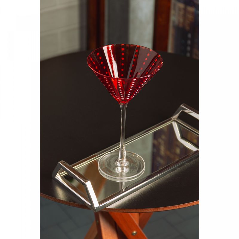 Conjunto-2-Tacas-para-Martini-Orquidea-220ml-Vermelho-Vidro-Wolff