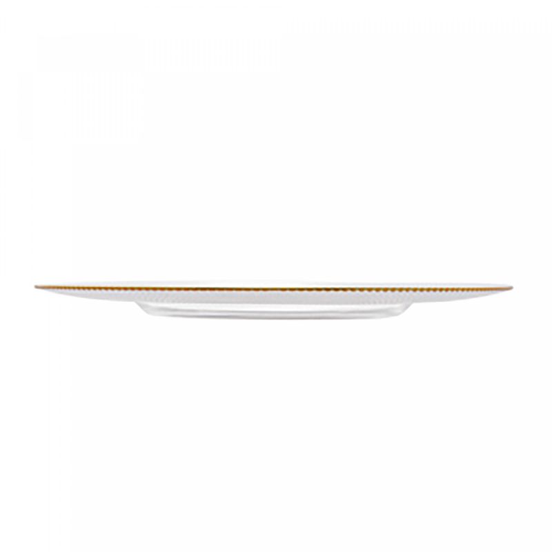 Sousplat-com-Fio-de-Ouro-Thin-Edge-33cm-Cristal-Wolff