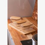Conjunto-3-Potes-com-Tampa-e-Bandeja-de-Bambu-Vidro-Borossilicato-Wolff