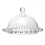 Mini-Prato-para-Doce-com-Tampa-Pearl-14cm-x-10cm-Cristal-Ecologico-Wolff