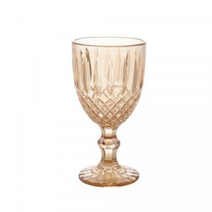 Taça para Água Greek 320ml Âmbar Metalizado Vidro - Wolff