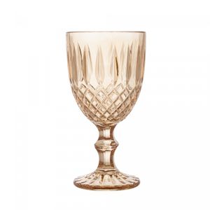 Taça para Água Greek 320ml Âmbar Metalizado Vidro - Wolff