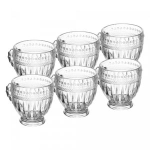 Conjunto 6 Xícaras Linea 200ml Cristal - Wolff