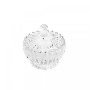 Potiche Decorativo de Cristal com Tampa Geneva 11cm x 11cm - Wolff