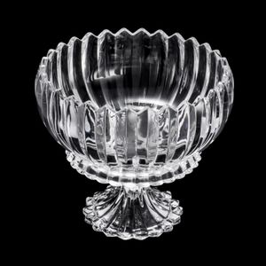 Centro de Mesa Cristal com Pé Geneva 24cm x 20cm - Wolff