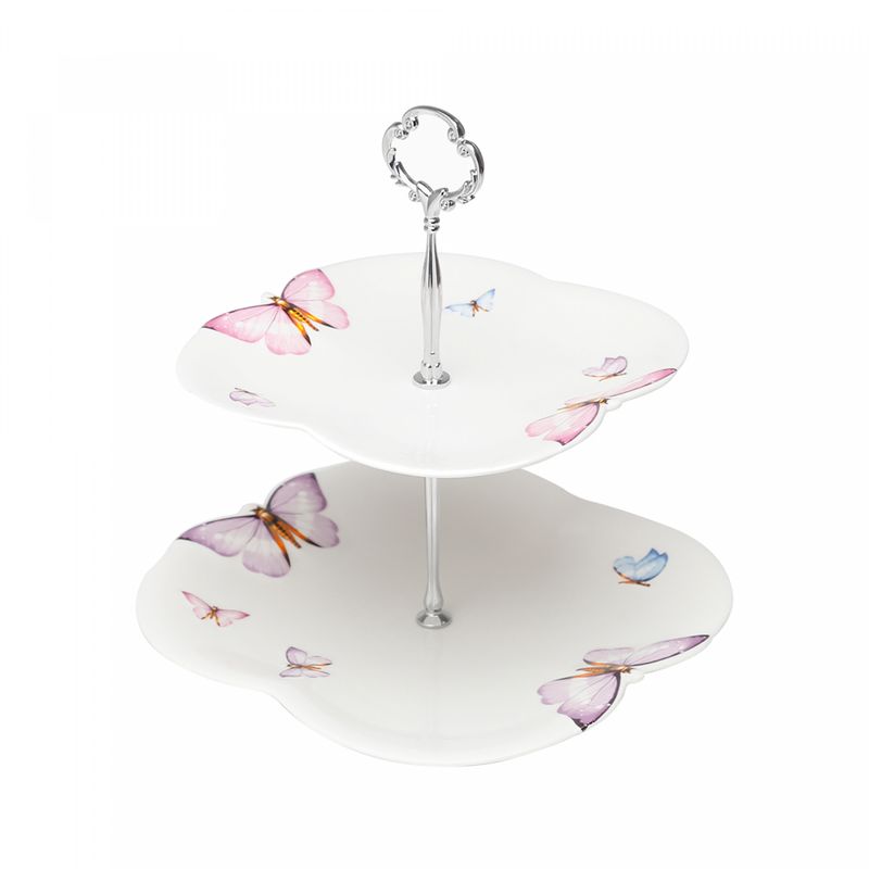 Prato-Duplo-de-Porcelana-para-Doces-Borboletas-20cm-24cm-x-25cm-Wolff
