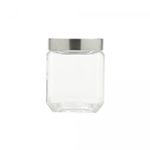 Porta-Mantimento-de-Vidro-com-Tampa-de-Aco-Quadrado-12L-Wolff