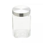 Porta-Mantimento-de-Vidro-com-Tampa-de-Aco-Quadrado-16L-Wolff