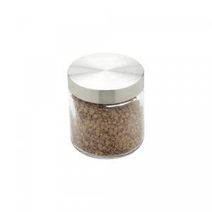 Porta Mantimento de Vidro com Tampa de Aço Redondo 880ml - Wolff