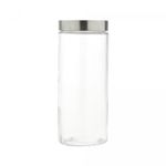 Porta-Mantimento-de-Vidro-com-Tampa-de-Aco-Redondo-22L-Wolff