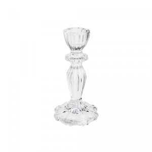 Castiçal de Vidro Argos 8cm x 16cm - Wolff
