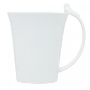 Caneca de Porcelana Birds Branco 300ml - Wolff