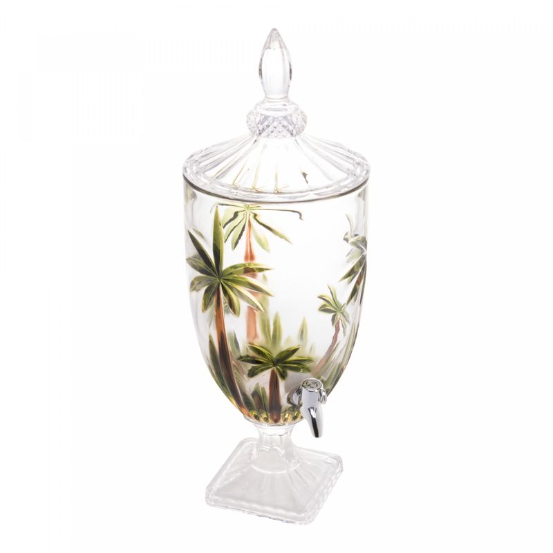 Suqueira-de-Cristal-Ecologico-com-Pe-e-Tampa-Palm-Tree-Handpaint-45L-Wolff