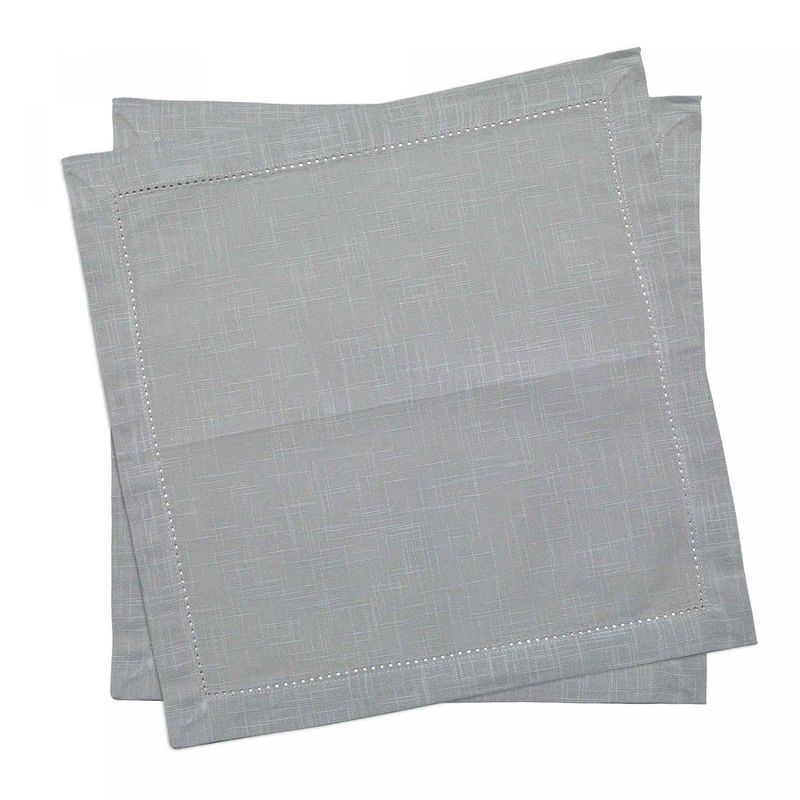 Conjunto-2-Guardanapos-Ponto-Ajour-de-Algodao-Luxo-Cinza-Claro-40cm-x-40cm-Wolff