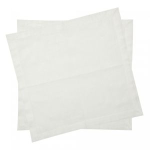 Conjunto 2 Guardanapos Ponto Ajour de Algodão Luxo Off White 40cm x 40cm - Wolff