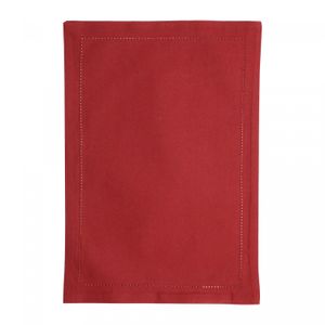 Jogo Americano 2 Peças Ponto Ajourde Algodão Vermelho 45cm x 33cm - Wolff