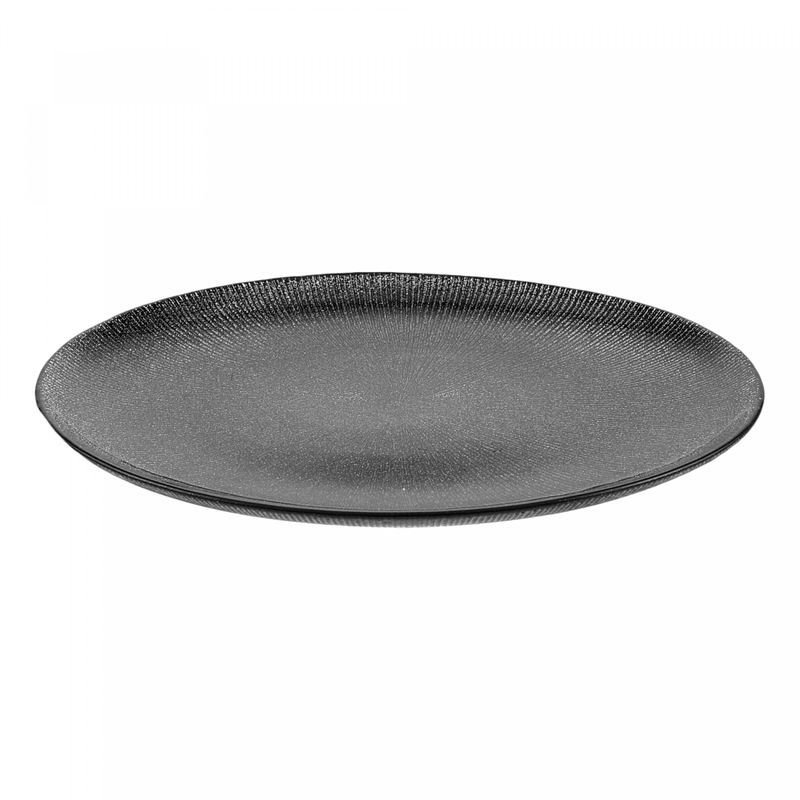 Prato-Raso-de-Cristal-Dots-Preto-27cm-Wolff