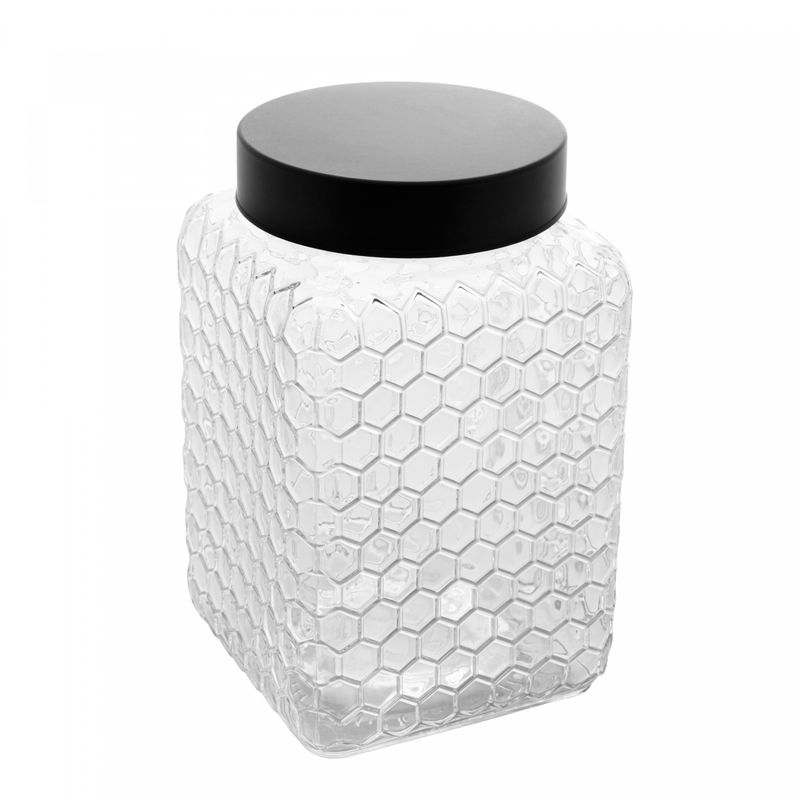 Pote-de-Vidro-com-Tampa-Preta-Colmeia-13x20cm-24l-Wolff