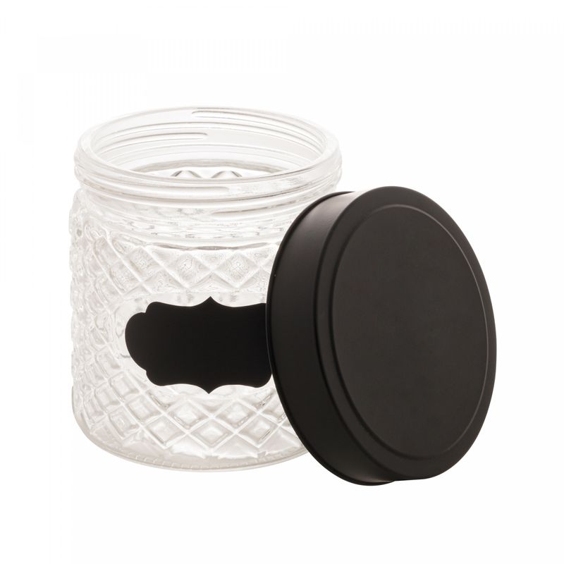 Pote-de-Vidro-com-Tampa-Preta-Label-11cm-x-12cm-860ml-Wolff