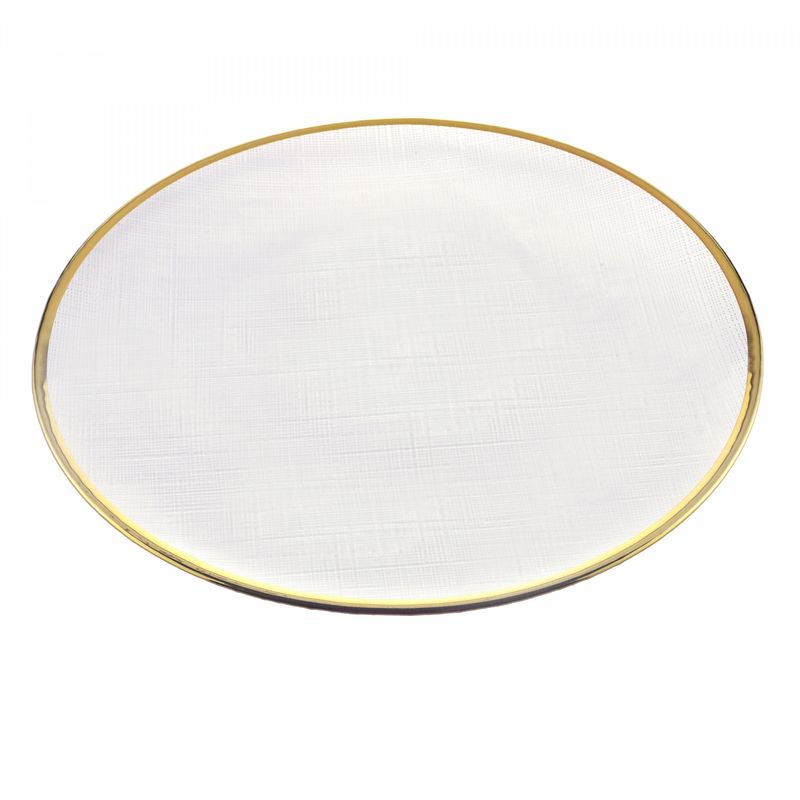 Prato-para-Sobremesa-de-Cristal-com-Borda-Dourada-Linen-21cm-Wolff