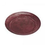 Prato-para-Sobremesa-de-Melamina-Aqua-Vermelho-22cm-Wolff
