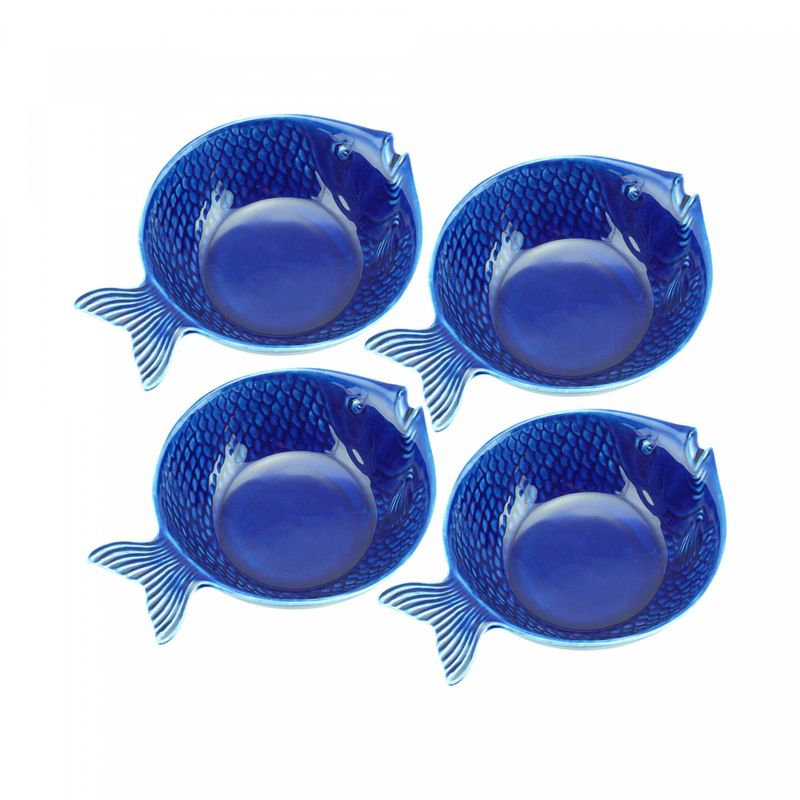 Conjunto-4-Peixes-Decorativos-de-Ceramica-Ocean-Azul-20cm-x-14cm-Wolff