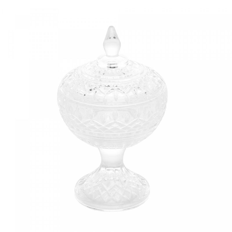 Potiche-Decorativo-de-Cristal-com-Pe-Lys-11cm-x-18cm-Wolff