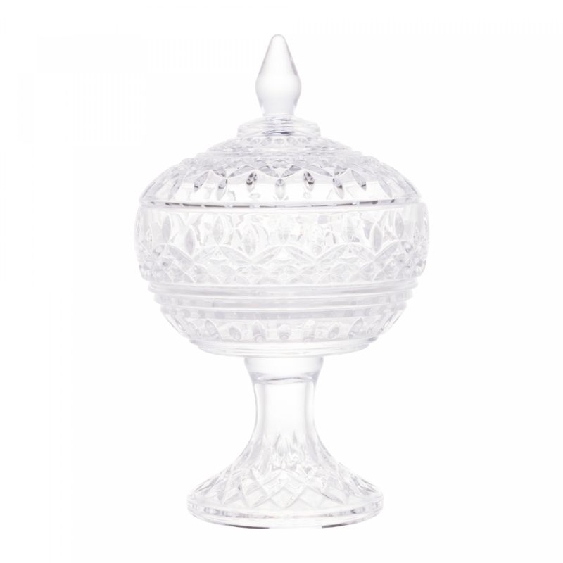 Potiche-Decorativo-de-Cristal-com-Pe-Lys-14cm-x-22cm-Wolff