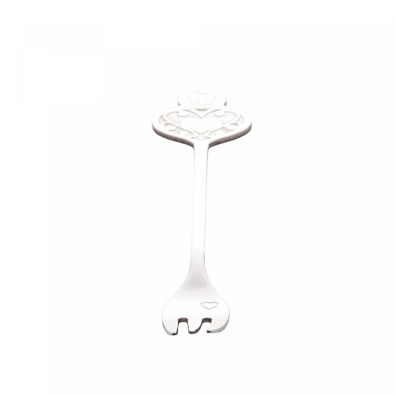 Conjunto-4-Garfos-de-Bolo-de-Aco-Inox-Key-Prata-Wolff