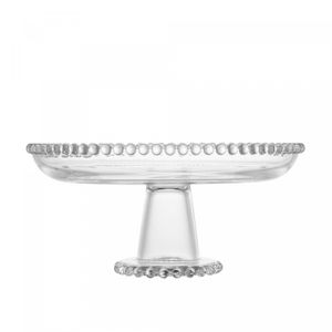 Prato de Cristal com Pé Pearl 20cm x 9cm - Wolff