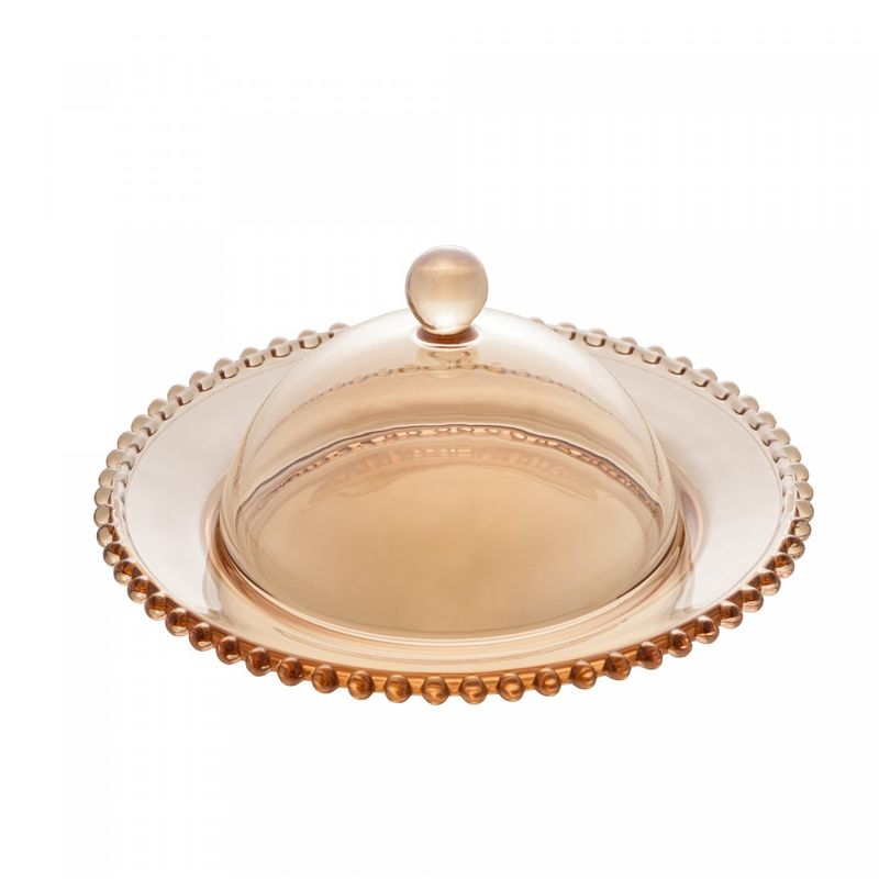 Queijeira-de-Cristal-Pearl-Ambar-Metalizado-20cm-x-9cm-Wolff