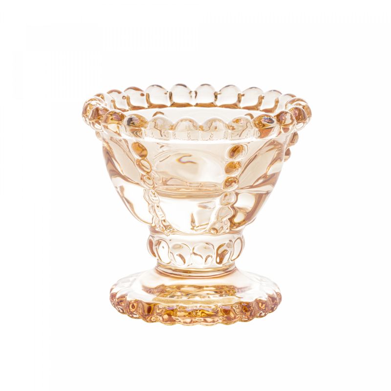 Porta-Vela-de-Vidro-Pearl-Ambar-Metalizado-8cm-x-8cm-Wolff