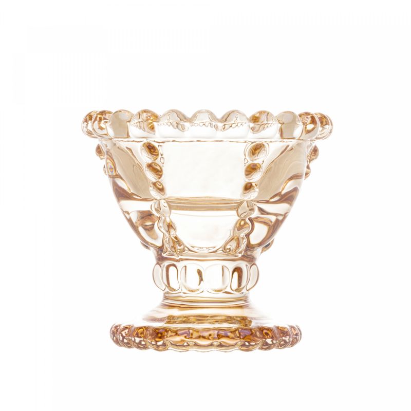 Porta-Vela-de-Vidro-Pearl-Ambar-Metalizado-8cm-x-8cm-Wolff