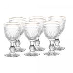 Conjunto-6-Tacas-para-Agua-De-Vidro-Com-Fio-Dourado-Bico-De-Jaca-300Ml-Wolff