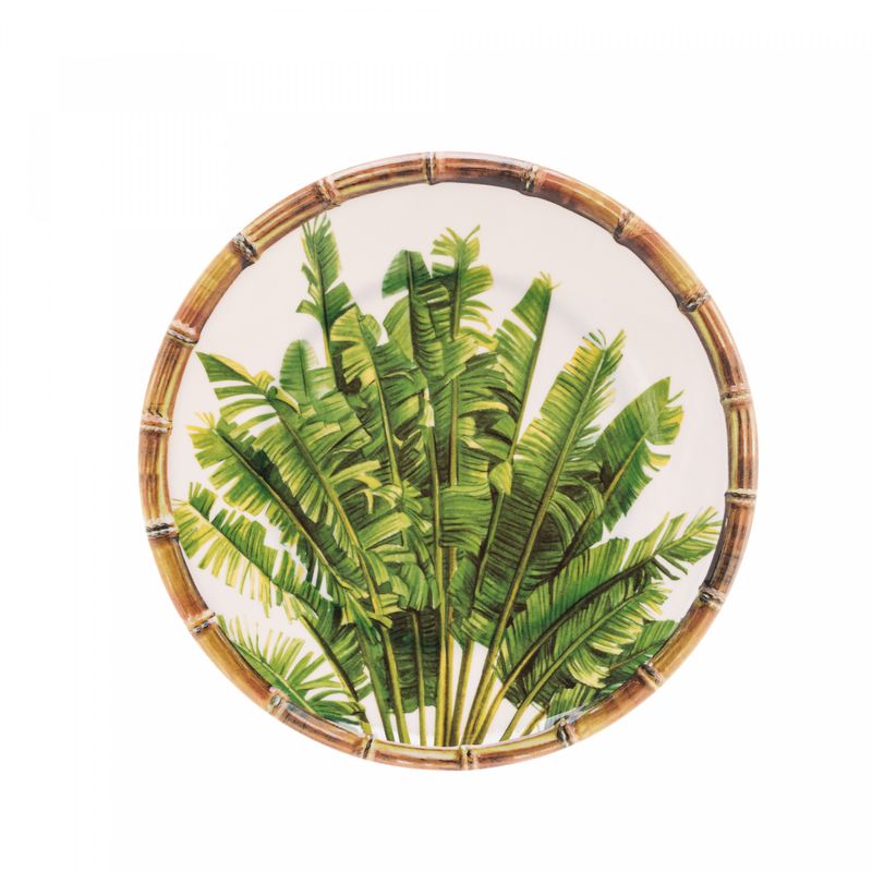 Prato-para-Sobremesa-de-Melamina-Pal-Tree-Branco-22cm-Wolff
