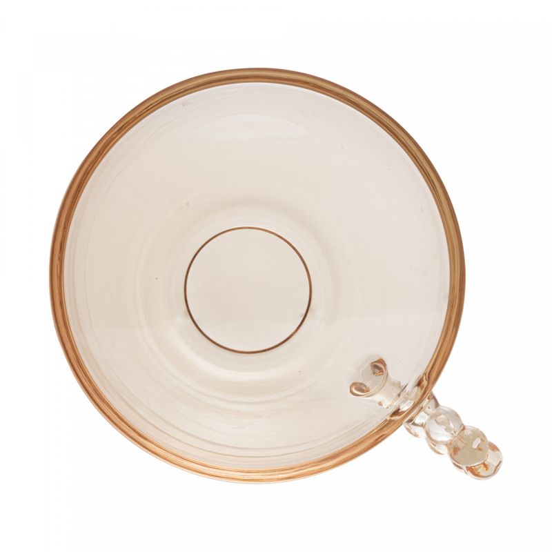 Xicara-de-Cha-de-Cristal-com-Prato-Coracao-Pearl-Ambar-Metalizado-180ml-Wolff