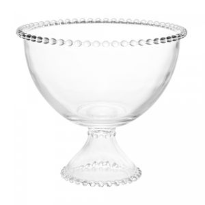 Saladeira de Cristal com Pé Pearl 21cm x 19cm - Wolff