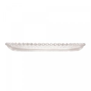 Travessa Oval de Cristal Pearl 24cm x 12cm x 2cm - Wolff