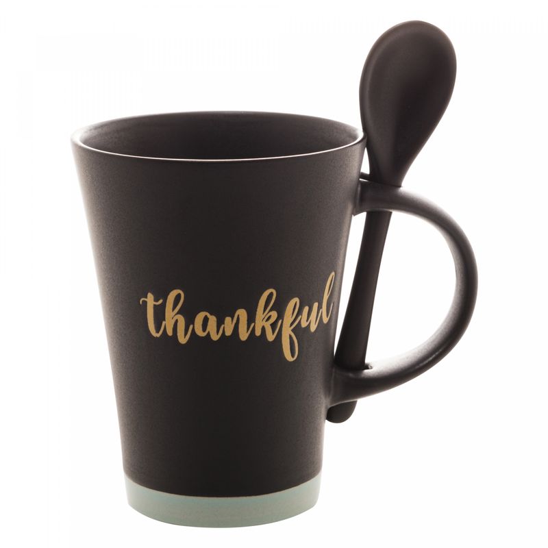 Caneca-de-Ceramica-com-Colher-Thankful-Preto-Matt-Azul-310ml-Wolff